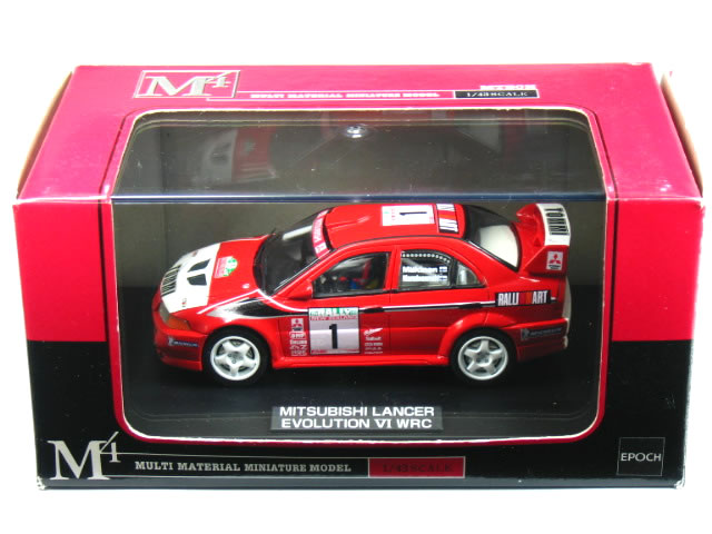 ※箱ヤレ有※ 【絶版】エムテック 1/43 三菱 ランサー エボリューション VI WRC No.1 ニュージーランドラリー 1999