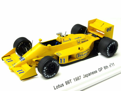 Reve Collection 1/43 ロータス 99T No.11 日本GP 6位 1987 中嶋悟 ★CAMEL デカール付★