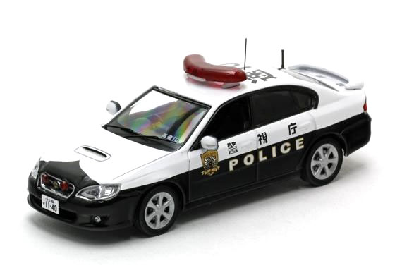 レイズ 1/43 スバル レガシィ B4 2.0GT 2007 警視庁 高速道路交通警察隊車両 【速10】