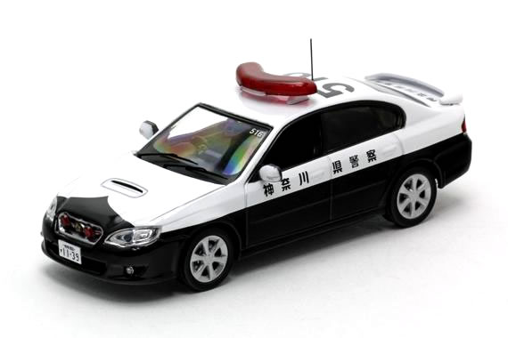 レイズ 1/43 スバル レガシィ B4 2.0GT 2007 神奈川県警察 高速道路交通警察隊車両 【516】