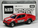特注トミカ トミカショップ 組み立て工場 三菱 トライトン レッド (内装:ブルー)