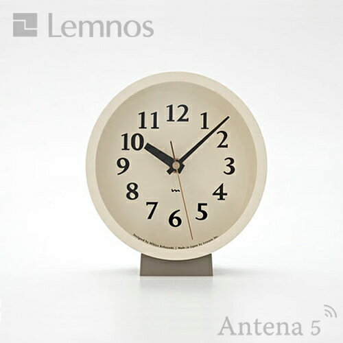 《全4色》Lemnos m clock 【電波時計 タカタレムノス エムクロック 置き時計 掛け時計...:antena:10000091