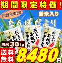 米 30kg お米 白米 安い (10kg×3袋) 訳あり ブレンド米 国内産 送料無料 『たんぼだより(白米10kg×3)』【RCP】