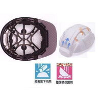 爽やかヘルメット快適度NO,1高い通気性墜落時保護(スチロール入り)ヘルメット(マーク・名入れ)レジャー・防災・工事用5個セットFP-1F5