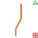 カーブミラー用ポール (下曲り) 76.3×3.2×4000mm (メーカー直送/代引き不可)