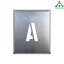 吹付け用プレート アルファベット【A】 349-12A