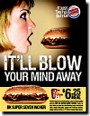 バーガーキング【BURGER KING】【女性】ポスター!アメリカ〜ンなポスターが勢揃い!お部屋をカスタムしちゃいましょう♪【2.980円以上送料無料】【新商品】【 】