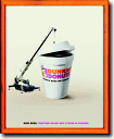 ダンキンドーナツ【Dunkin' Donuts】【No.1】【Sサイズ】ミニサイズのイラスト ピクチャーフレーム!インテリアにどうぞ♪アメリカの香りがする商品を揃えました♪企業ロゴやキャラクター!どれもCOOLです♪【2.980円以上送料無料】【5%OFF】【sybp】【w1】