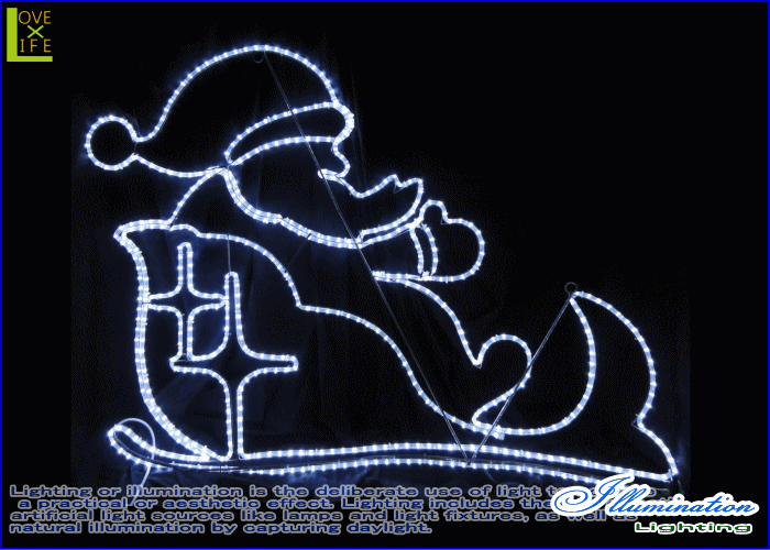 【LED】【イルミネーション】【大型商品】LEDクリスタル サンタクロース【サンタ】【スタ…...:aoi-depart:10006905