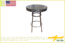 【アメリカン雑貨】バー テーブル【Bar Table Black】【アメリカ雑貨】【テーブル】【パブ】【バー】【BAR】【インテリア】【アメリカ】【USA】【かわいい】【おしゃれ】定番のアメリカン雑貨や珍しいグッズを多数揃えました お気に入りのアイテムで楽しい空間を演出