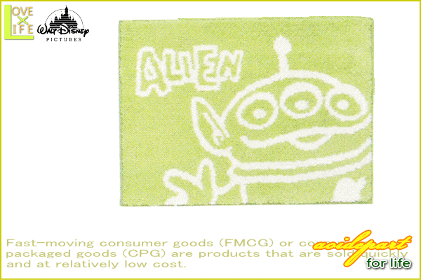 【ピクサーキャラクター】バスマット【グリーンエイリアン】【エイリアン】【トイ・ストーリー】【ピクサー】【お風呂】【洗面】【マット】【アニメ】【グッズ】【映画】【かわいい】