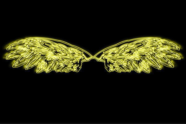ネオン　ウイング7　羽　翼　はね　つばさ　WING　フェザー　天使　ネオンライト　電飾　LED　ライト　サイン　neon　看板　イルミネーション　インテリア　店舗　ネオンサイン　アメリカン雑貨　おしゃれ