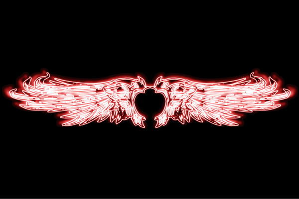 ネオン　ウイング10　羽　翼　はね　つばさ　WING　フェザー　天使　ネオンライト　電飾　LED　ライト　サイン　neon　看板　イルミネーション　インテリア　店舗　ネオンサイン　アメリカン雑貨　おしゃれ