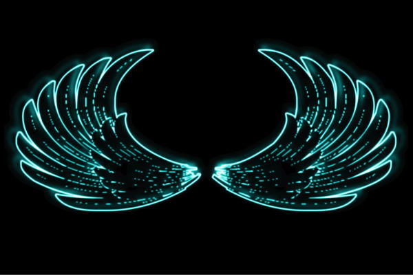 ネオン　ウイング36　羽　翼　はね　つばさ　WING　フェザー　天使　ネオンライト　電飾　LED　ライト　サイン　neon　看板　イルミネーション　インテリア　店舗　ネオンサイン　アメリカン雑貨　おしゃれ