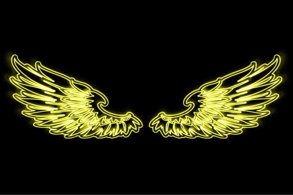ネオン　ウイング39　羽　翼　はね　つばさ　WING　フェザー　天使　ネオンライト　電飾　LED　ライト　サイン　neon　看板　イルミネーション　インテリア　店舗　ネオンサイン　アメリカン雑貨　おしゃれ