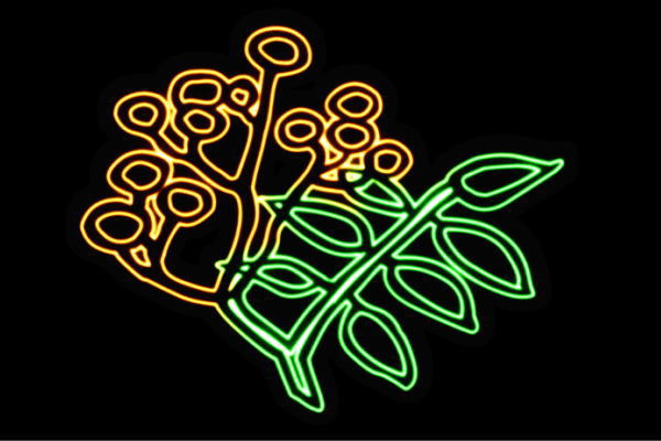 ネオン　花35　ふらわー　フラワー　はな　ハナ　FLOWER　お花　ネオンライト　電飾　LED　ライト　サイン　neon　看板　イルミネーション　インテリア　店舗　ネオンサイン　アメリカン雑貨　おしゃれ