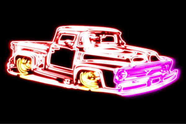 ネオン　車25　くるま　クルマ　カー　CAR　自動車　ディーラー　カスタム　外車　ネオンライト　電飾　LED　ライト　サイン　neon　看板　イルミネーション　インテリア　店舗　ネオンサイン　アメリカン雑貨