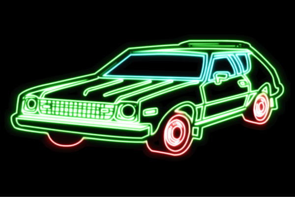 ネオン　車57　くるま　クルマ　カー　CAR　自動車　ディーラー　旧車　アメ車　外車　ネオンライト　電飾　LED　ライト　サイン　neon　看板　イルミネーション　インテリア　店舗　ネオンサイン　アメリカン雑貨
