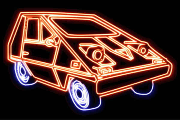 ネオン　車62　くるま　クルマ　カー　CAR　自動車　ディーラー　旧車　アメ車　外車　ネオンライト　電飾　LED　ライト　サイン　neon　看板　イルミネーション　インテリア　店舗　ネオンサイン　アメリカン雑貨