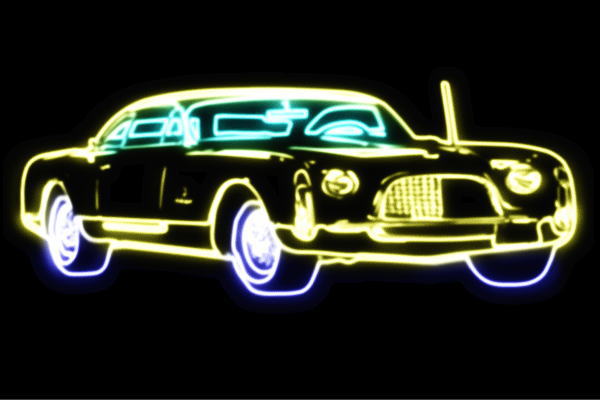 ネオン　車83　くるま　クルマ　カー　CAR　自動車　ディーラー　高級車　アメ車　外車　ネオンライト　電飾　LED　ライト　サイン　neon　看板　イルミネーション　インテリア　店舗　ネオンサイン　アメリカン雑貨