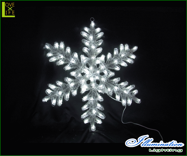 【20 】LED クリスタルスノーフレーク【80cm】【雪】【結晶】【スノー】【LED】で…...:aoi-depart:10007369