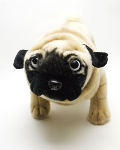 【新着】【到着しました！即納】ハンサ パグ35cmHANSA　PUG【セール】犬のぬいぐるみ【楽ギフ_包装】【楽ギフ_メッセ入力】ハンサ　動物 ぬいぐるみ HANSA安心の日本製生地を使用しておりますオーストラリア生まれのブランドですいぬのぬいぐるみ