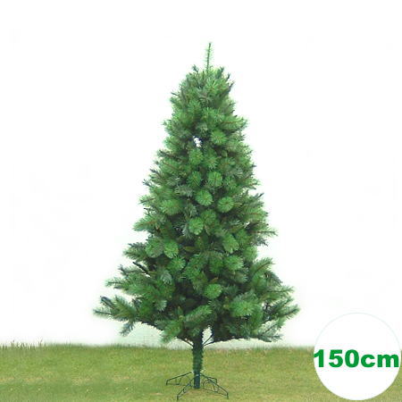 【人工植物】 【クリスマスツリー】 ミックスパインツリー グリーン 150cm