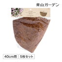 ハンギング 壁掛け 寄せ植え 菜園 タカショー / ヤシマット ウォールバスケット 40cm用 (5枚セット) /A