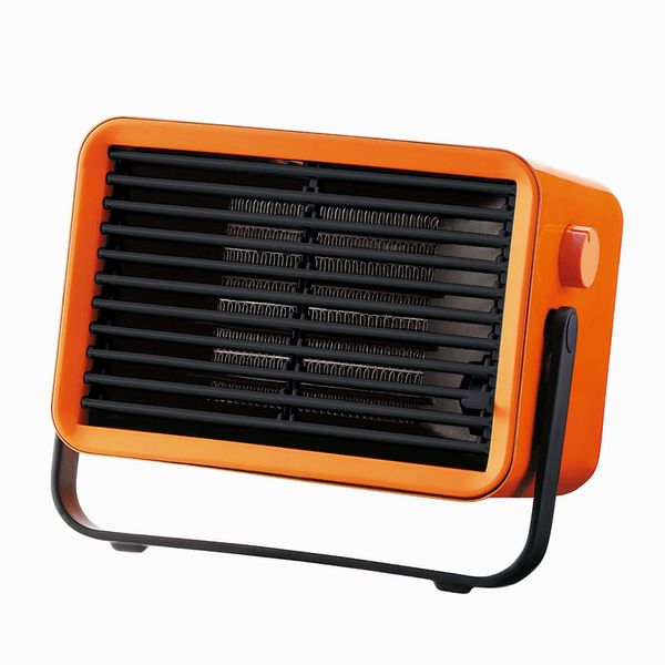 IDEAコンパクトセラミックファンヒーターBucket2（バケット）LOE021-OR[オレンジ]セラミックヒーター 節電 送料無料【P0712】セラミックヒーター　持ち運び簡単なセラミックファンヒーターです。