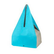 フロシキバッグ2 ショルダー（L）[ライトブルー×ベージュ]アッシュコンセプト 風呂敷 バッグ コンパクト 【P0810】