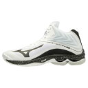ミズノ mizuno ウェーブライトニングZ6 MID バレーボールシューズ ユニセックス (20ss) ホワイト×ブラック V1GA200509