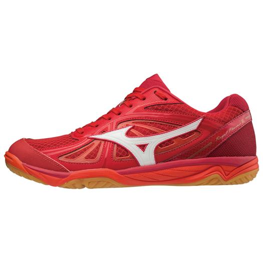 ミズノ（mizuno）ロイヤルフェニックス2 バレーボール シューズ ユニセックス (18fw) レッド×ホワイト V1GA173002の画像