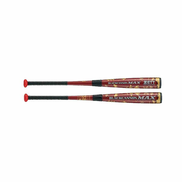 ゼット(ZETT) 一般軟式FRP製バット ブラックキャノンMAX BLACKCANNON (19fw) レッド 84cm/770g平均 トップバランス BCT35984-6400【特価バット】の画像
