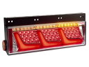 小糸製作所 テールランプ 大・中型トラック用 オールLEDリアコンビネーションランプ 3連・シーケンシャルターン 24V 左側 LEDRCL-24LS *トラック用品*