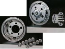 JETイノウエ ステンレスホイールライナーセット ふそう2t ブルーテックキャンター用 500208 *バルブ*