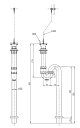 TOTO マルチシンク(SK510D.SK510)用排水金具メンテナンス口付排水金具床排水(Sトラップ)TK40SC1