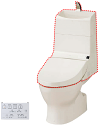 【送料無料】 TOTOウォシュレット一体形取替機能部TFC905系(手洗い有)TCF905E