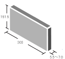 INAXエコカラットロック303×151角平ECO-315/RR1〜RR3