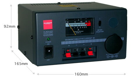 安定化電源　直流　第一電波工業　GSS500　(GSS-500)　（リニアシリーズ式　DC13.8V / 5A)安定化電源　直流リニア　トランス式 (GSS-500)(DIAMOND)
