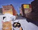 久下 貴史 絵画・アート(版画)/サマータイム(ポギー&ベスより)/ねこ・ネコ・猫