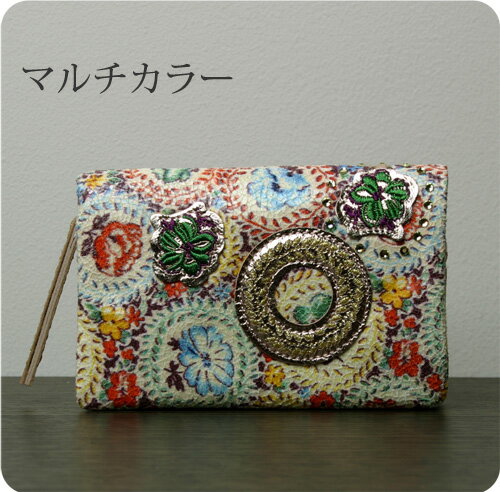 財布　ツモリチサト　キャリー【tsumori chisato CARRY】小花　二つ折り財布