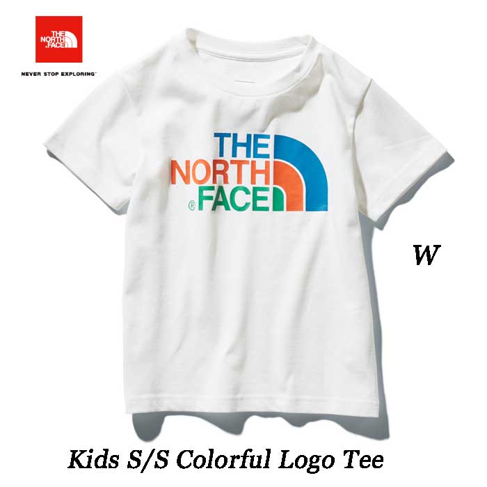 U m[XtFCX lR|X֑Ή CΏۓ{Ki V[gX[uJtSeB[iLbYj qp@TVc The North Face Kids S/S Colorful Logo Tee NTJ31991 (W)zCg