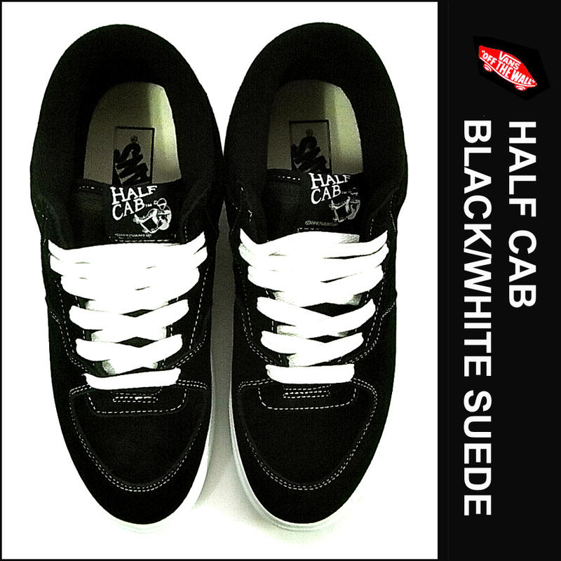 バンズ ハーフ　キャブ　黒 スエードVANS Half Cab　black/white/suede