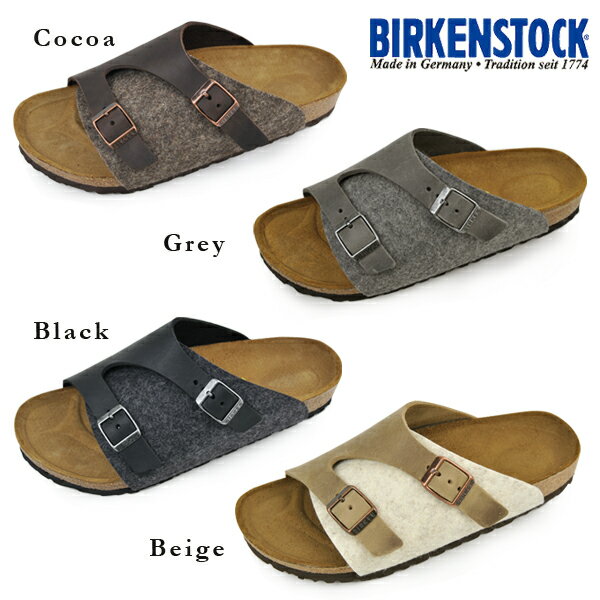 レビューを書いて送料無料★Birkenstock ZURICH Wool/Oiled Leather ビルケンシュトック チューリッヒ ウール/オイルドレザー レディース メンズサンダル