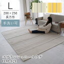 ゴブランシェニールラグ DM021 約200×250cm ラグ ラグマット カーペット 約3畳相当 長方形 ベージュ イエロー 手洗い 床暖房 ホットカーペット おしゃれ エスニック 滑り止め 送料無料 ディクトム