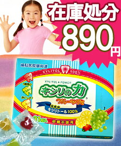 【期間限定（在庫あるものだけ890円）】★歯科医院御用達・★【キシリの力フルーツグミ】（31粒）【期間限定価格】【2009年9月、2010年1月●グミランキング1位】歯科医師が薦める虫歯にならない不思議なグミ！？