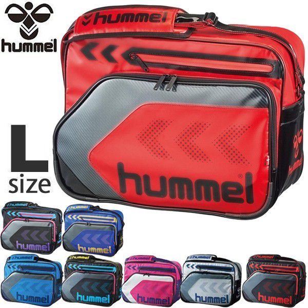 エナメルバッグ ヒュンメル Hummel Lサイズ　スポーツバッグ ショルダーバッグ かば…...:apworld:10030967