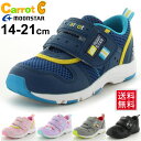 キッズシューズ キャロット moonstar Carrot ムーンスター ジュニア 子供靴 運動靴 男の子 女の子 スニーカー 無地 花柄 14.0-21.0cm ベロクロ 幼児 ベビー靴 通園 通学靴/CR-C2175