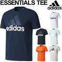 半袖 Tシャツ メンズ アディダス adidas ESSENTIALS ビッグロゴ ロゴT クルーネック スポー