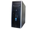 Windows7 第2世代 Core i7搭載 中古パソコンメモリー4GB HP Compaq 8200 Elite CMT (XL508AV)Core i7-2600 3.4GHz/4GB/500GB/DVDマルチ/Radeon HD 6570【中古デスクトップPC】【本体のみ】【タワー型】